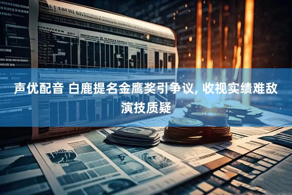声优配音 白鹿提名金鹰奖引争议, 收视实绩难敌演技质疑